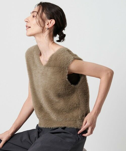 BEAUTY&YOUTH UNITED ARROWS / ビューティー&ユース ユナイテッドアローズ ベスト | シャギーVネック ニットベスト | 詳細14