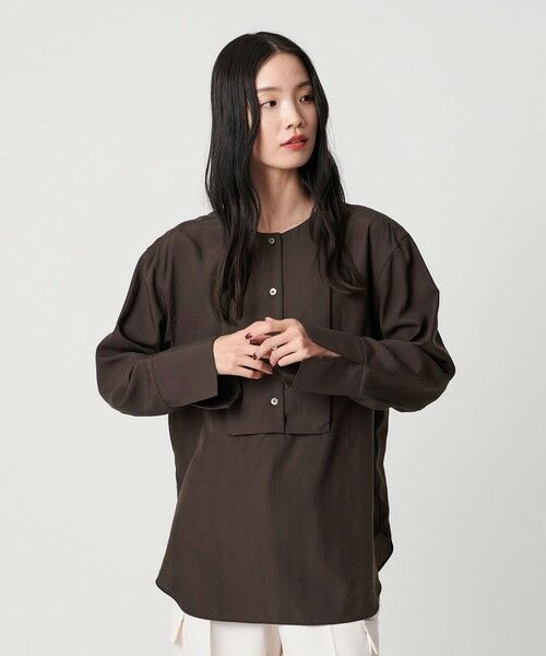 BEAUTY&YOUTH UNITED ARROWS / ビューティー&ユース ユナイテッドアローズ チュニック | セルロース ビブヨークブラウス | 詳細8