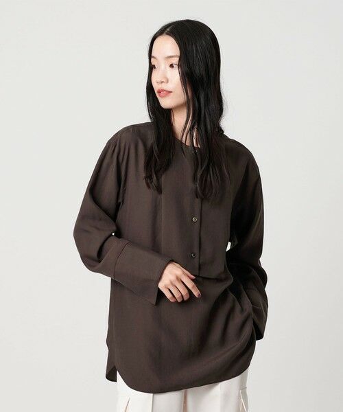 BEAUTY&YOUTH UNITED ARROWS / ビューティー&ユース ユナイテッドアローズ チュニック | セルロース ビブヨークブラウス | 詳細9