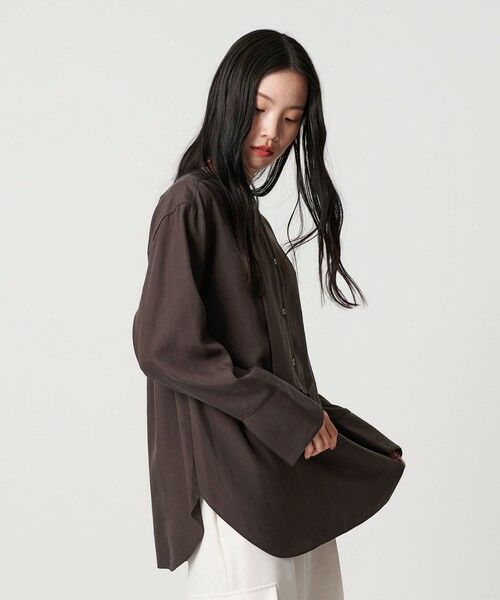 BEAUTY&YOUTH UNITED ARROWS / ビューティー&ユース ユナイテッドアローズ チュニック | セルロース ビブヨークブラウス | 詳細10