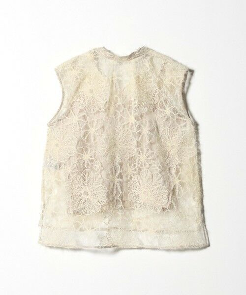 BEAUTY&YOUTH UNITED ARROWS / ビューティー&ユース ユナイテッドアローズ シャツ・ブラウス | 【WEB限定】エンブロイダリー チュールノースリーブブラウス | 詳細8