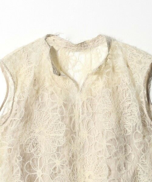 BEAUTY&YOUTH UNITED ARROWS / ビューティー&ユース ユナイテッドアローズ シャツ・ブラウス | 【WEB限定】エンブロイダリー チュールノースリーブブラウス | 詳細9