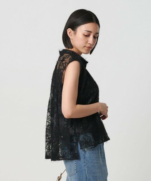 BEAUTY&YOUTH UNITED ARROWS / ビューティー&ユース ユナイテッドアローズ シャツ・ブラウス | 【WEB限定】エンブロイダリー チュールノースリーブブラウス | 詳細12