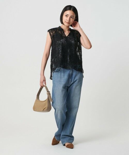 BEAUTY&YOUTH UNITED ARROWS / ビューティー&ユース ユナイテッドアローズ シャツ・ブラウス | 【WEB限定】エンブロイダリー チュールノースリーブブラウス | 詳細13