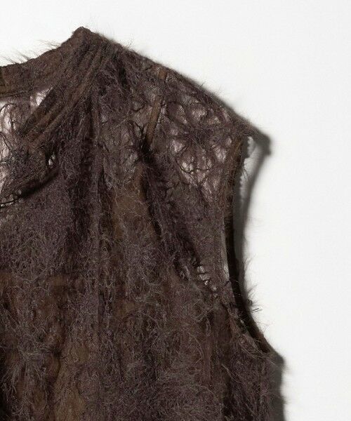 BEAUTY&YOUTH UNITED ARROWS / ビューティー&ユース ユナイテッドアローズ シャツ・ブラウス | 【WEB限定】エンブロイダリー チュールノースリーブブラウス | 詳細22