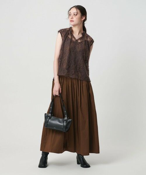 BEAUTY&YOUTH UNITED ARROWS / ビューティー&ユース ユナイテッドアローズ シャツ・ブラウス | 【WEB限定】エンブロイダリー チュールノースリーブブラウス | 詳細18