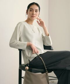 BEAUTY&YOUTH UNITED ARROWS / ビューティー&ユース ユナイテッドアローズ シャツ・ブラウス | 【WEB限定 Wardrobe DAILY MINIMAL】クルーネックブラウス ウォッシャブル