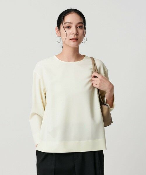 BEAUTY&YOUTH UNITED ARROWS / ビューティー&ユース ユナイテッドアローズ シャツ・ブラウス | 【WEB限定 Wardrobe DAILY MINIMAL】クルーネックブラウス ウォッシャブル | 詳細2