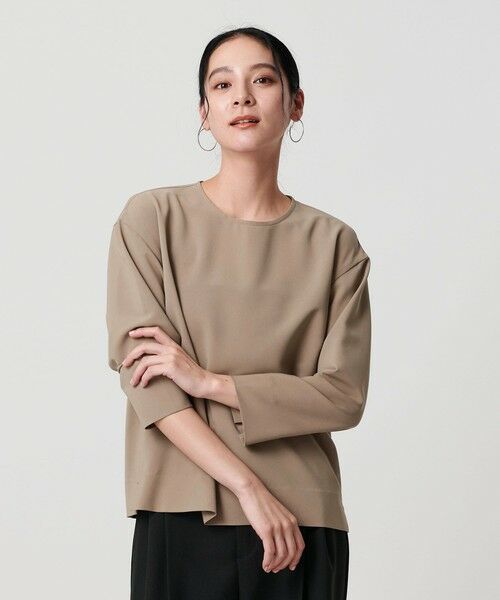 BEAUTY&YOUTH UNITED ARROWS / ビューティー&ユース ユナイテッドアローズ シャツ・ブラウス | 【WEB限定 Wardrobe DAILY MINIMAL】クルーネックブラウス ウォッシャブル | 詳細6