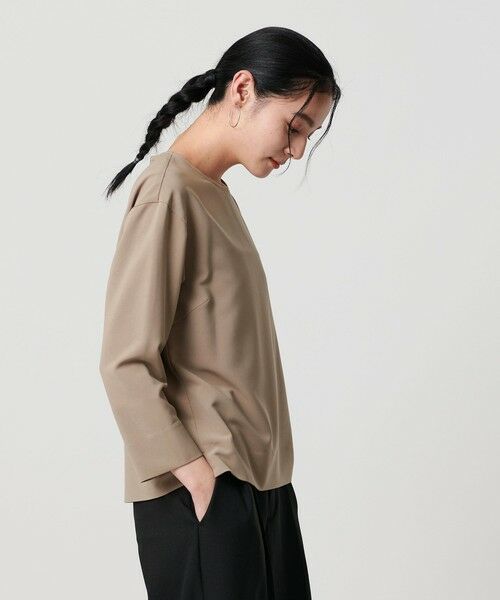 BEAUTY&YOUTH UNITED ARROWS / ビューティー&ユース ユナイテッドアローズ シャツ・ブラウス | 【WEB限定 Wardrobe DAILY MINIMAL】クルーネックブラウス ウォッシャブル | 詳細7