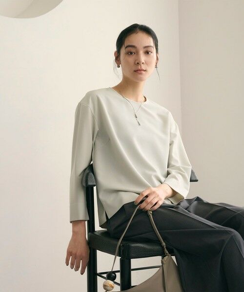 BEAUTY&YOUTH UNITED ARROWS / ビューティー&ユース ユナイテッドアローズ シャツ・ブラウス | 【WEB限定 Wardrobe DAILY MINIMAL】クルーネックブラウス ウォッシャブル | 詳細19