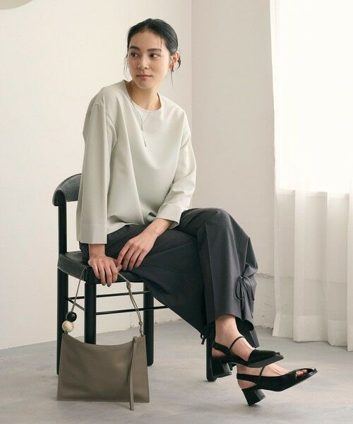 BEAUTY&YOUTH UNITED ARROWS / ビューティー&ユース ユナイテッドアローズ シャツ・ブラウス | 【WEB限定 Wardrobe DAILY MINIMAL】クルーネックブラウス ウォッシャブル | 詳細20