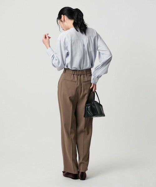 BEAUTY&YOUTH UNITED ARROWS / ビューティー&ユース ユナイテッドアローズ シャツ・ブラウス | 【WEB限定 Wardrobe DAILY MINIMAL】フリル Vネックブラウス ウォッシャブル | 詳細15