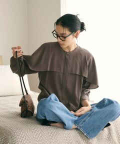 BEAUTY&YOUTH UNITED ARROWS / ビューティー&ユース ユナイテッドアローズ シャツ・ブラウス | 【WEB限定 Wardrobe DAILY MINIMAL】フリルレイヤーブラウス ウォッシャブル