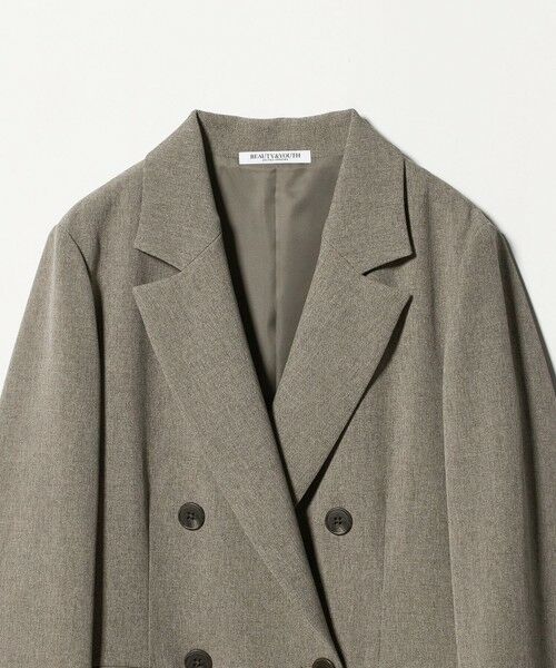 BEAUTY&YOUTH UNITED ARROWS / ビューティー&ユース ユナイテッドアローズ テーラードジャケット | ポリエステルブレンド ダブルジャケット | 詳細12