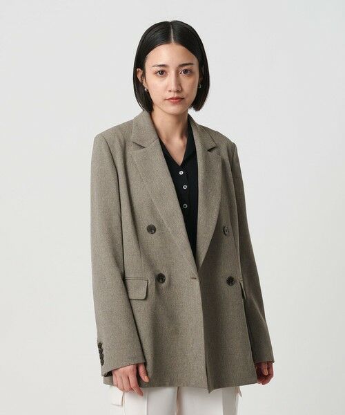 BEAUTY&YOUTH UNITED ARROWS / ビューティー&ユース ユナイテッドアローズ テーラードジャケット | ポリエステルブレンド ダブルジャケット | 詳細1