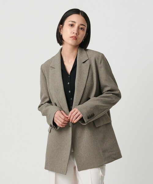 BEAUTY&YOUTH UNITED ARROWS / ビューティー&ユース ユナイテッドアローズ テーラードジャケット | ポリエステルブレンド ダブルジャケット | 詳細2