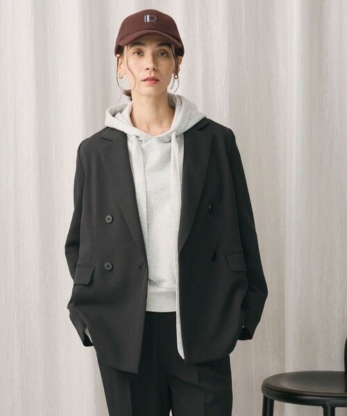 ポリエステルブレンド ダブルジャケット （テーラードジャケット