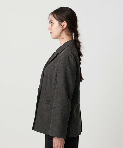 BEAUTY&YOUTH UNITED ARROWS / ビューティー&ユース ユナイテッドアローズ テーラードジャケット | 【WEB限定 Wardrobe DAILY MINIMAL】ウールライク メランジダブルジャケット ウォッシャブル | 詳細15