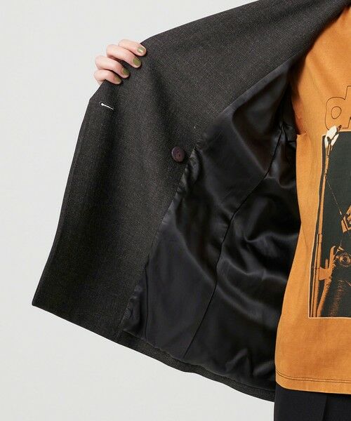 BEAUTY&YOUTH UNITED ARROWS / ビューティー&ユース ユナイテッドアローズ テーラードジャケット | 【WEB限定 Wardrobe DAILY MINIMAL】ウールライク メランジダブルジャケット ウォッシャブル | 詳細21