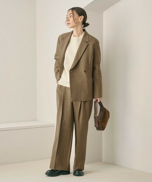 BEAUTY&YOUTH UNITED ARROWS / ビューティー&ユース ユナイテッドアローズ テーラードジャケット | 【WEB限定 Wardrobe DAILY MINIMAL】ウールライク メランジダブルジャケット ウォッシャブル | 詳細28