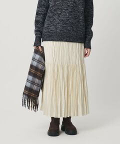 BEAUTY&YOUTH UNITED ARROWS / ビューティー&ユース ユナイテッドアローズ ロング・マキシ丈スカート | ポリエステル チンツプリーツ スカート