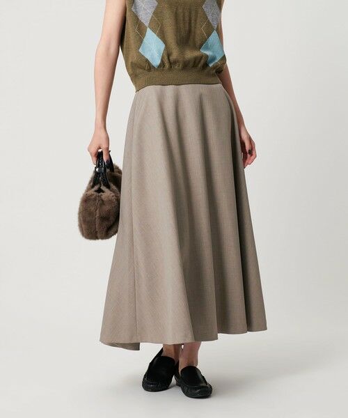 BEAUTY&YOUTH UNITED ARROWS / ビューティー&ユース ユナイテッドアローズ ミニ・ひざ丈スカート | ポリエステルツイル サーキュラースカート ウォッシャブル | 詳細8