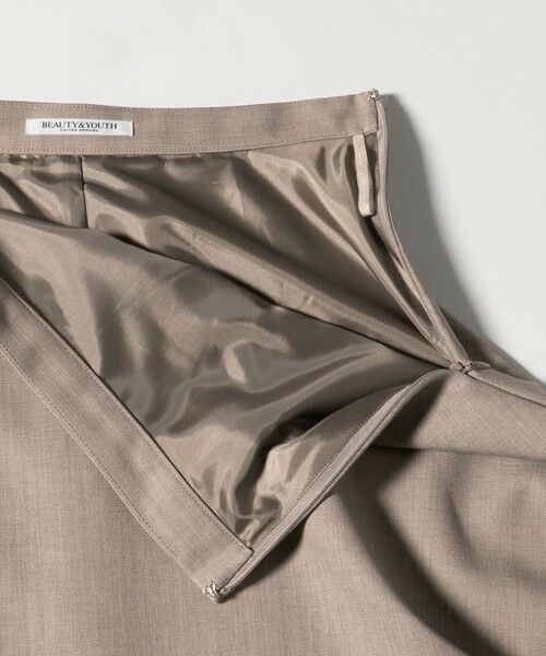 BEAUTY&YOUTH UNITED ARROWS / ビューティー&ユース ユナイテッドアローズ ミニ・ひざ丈スカート | ポリエステルツイル サーキュラースカート ウォッシャブル | 詳細17