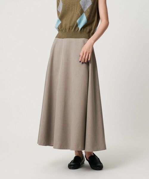 BEAUTY&YOUTH UNITED ARROWS / ビューティー&ユース ユナイテッドアローズ ミニ・ひざ丈スカート | ポリエステルツイル サーキュラースカート ウォッシャブル | 詳細9