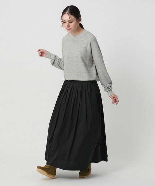 BEAUTY&YOUTH UNITED ARROWS / ビューティー&ユース ユナイテッドアローズ ロング・マキシ丈スカート | ポリエステルコットン タックフレアスカート | 詳細3