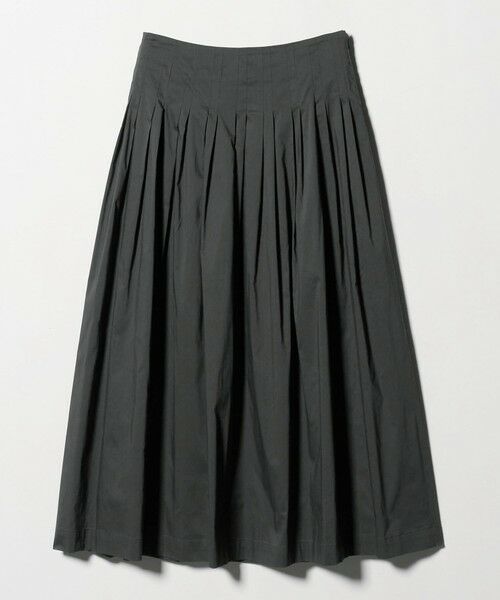 BEAUTY&YOUTH UNITED ARROWS / ビューティー&ユース ユナイテッドアローズ ロング・マキシ丈スカート | ポリエステルコットン タックフレアスカート | 詳細11