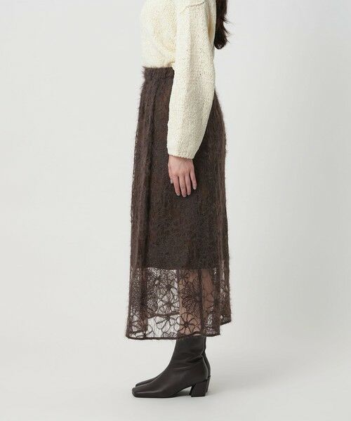 BEAUTY&YOUTH UNITED ARROWS / ビューティー&ユース ユナイテッドアローズ ロング・マキシ丈スカート | 【WEB限定】エンブロイダリー チュールギャザースカート | 詳細18