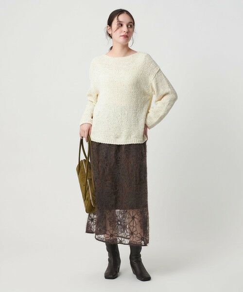 BEAUTY&YOUTH UNITED ARROWS / ビューティー&ユース ユナイテッドアローズ ロング・マキシ丈スカート | 【WEB限定】エンブロイダリー チュールギャザースカート | 詳細16