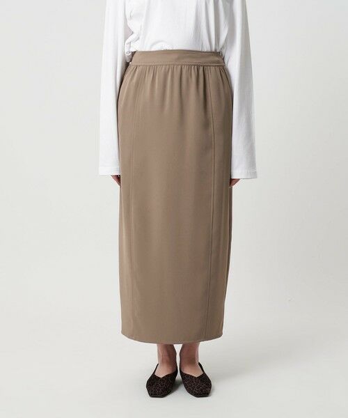 BEAUTY&YOUTH UNITED ARROWS / ビューティー&ユース ユナイテッドアローズ ロング・マキシ丈スカート | 【WEB限定 Wardrobe DAILY MINIMAL】ダブルクロス カーブスカート ウォッシャブル | 詳細12