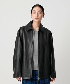 BEAUTY&YOUTH UNITED ARROWS / ビューティー&ユース ユナイテッドアローズ レザーブルゾン・ジャケット | シープレザー フロントジップ ジャケット