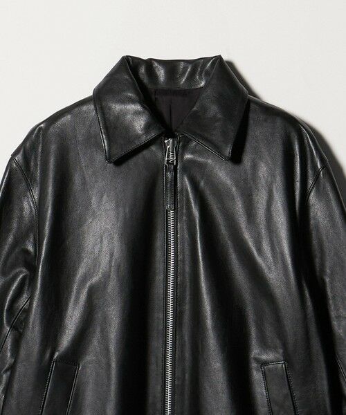 BEAUTY&YOUTH UNITED ARROWS / ビューティー&ユース ユナイテッドアローズ レザーブルゾン・ジャケット | シープレザー フロントジップ ジャケット | 詳細8