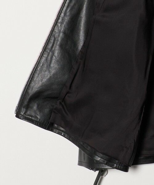 BEAUTY&YOUTH UNITED ARROWS / ビューティー&ユース ユナイテッドアローズ レザーブルゾン・ジャケット | シープレザー フロントジップ ジャケット | 詳細9