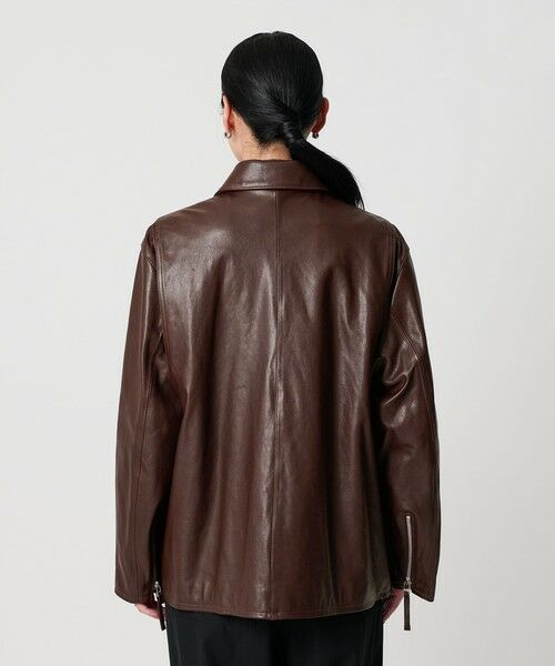 BEAUTY&YOUTH UNITED ARROWS / ビューティー&ユース ユナイテッドアローズ レザーブルゾン・ジャケット | シープレザー フロントジップ ジャケット | 詳細17