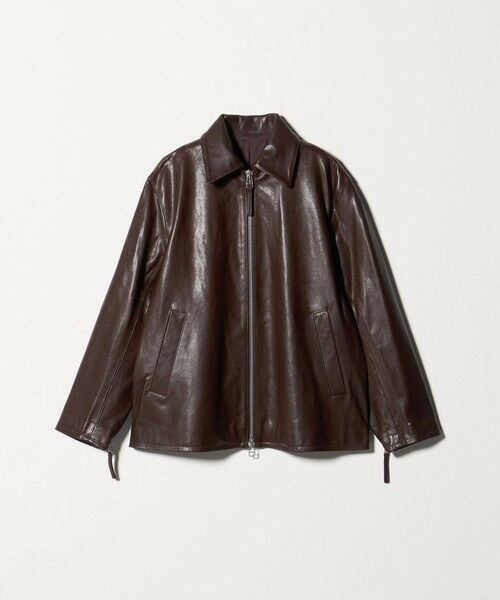 BEAUTY&YOUTH UNITED ARROWS / ビューティー&ユース ユナイテッドアローズ レザーブルゾン・ジャケット | シープレザー フロントジップ ジャケット | 詳細18
