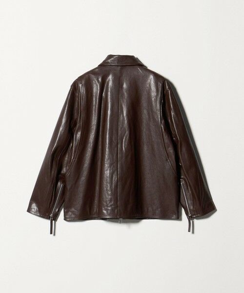 BEAUTY&YOUTH UNITED ARROWS / ビューティー&ユース ユナイテッドアローズ レザーブルゾン・ジャケット | シープレザー フロントジップ ジャケット | 詳細19