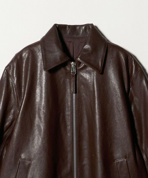 BEAUTY&YOUTH UNITED ARROWS / ビューティー&ユース ユナイテッドアローズ レザーブルゾン・ジャケット | シープレザー フロントジップ ジャケット | 詳細20