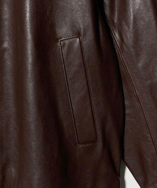 BEAUTY&YOUTH UNITED ARROWS / ビューティー&ユース ユナイテッドアローズ レザーブルゾン・ジャケット | シープレザー フロントジップ ジャケット | 詳細22