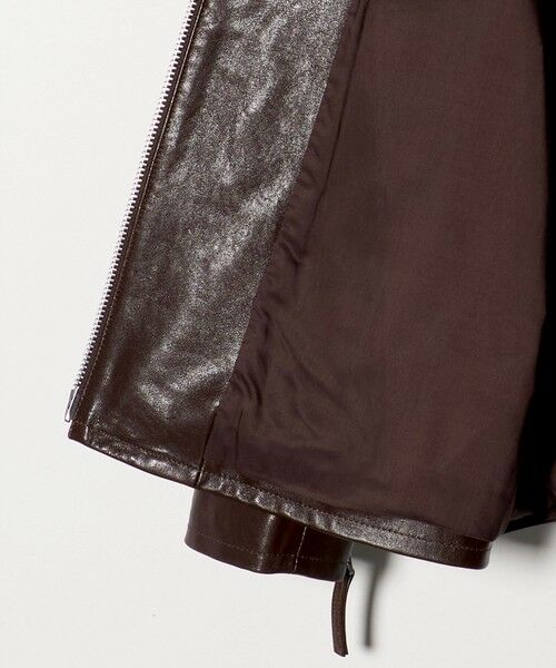 BEAUTY&YOUTH UNITED ARROWS / ビューティー&ユース ユナイテッドアローズ レザーブルゾン・ジャケット | シープレザー フロントジップ ジャケット | 詳細24