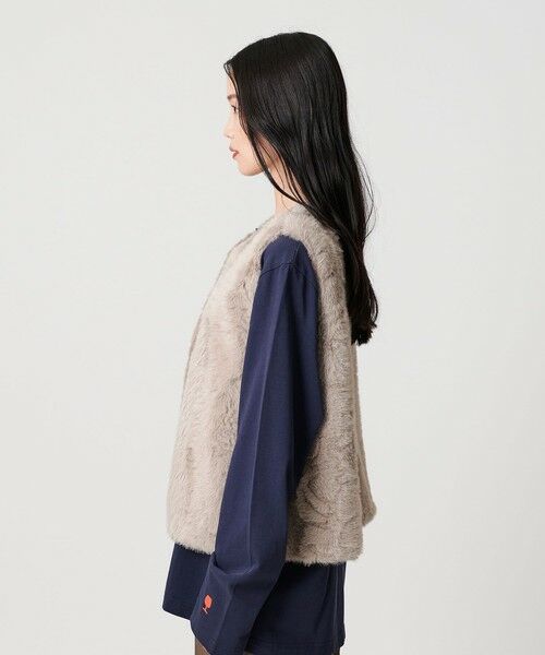 BEAUTY&YOUTH UNITED ARROWS / ビューティー&ユース ユナイテッドアローズ ベスト | フェイクファー ベスト | 詳細14