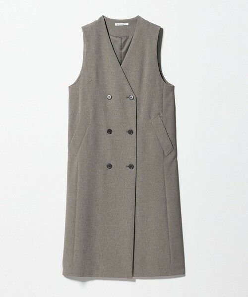 BEAUTY&YOUTH UNITED ARROWS / ビューティー&ユース ユナイテッドアローズ ミニ丈・ひざ丈ワンピース | ポリエステルブレンド ジレ&ジャンパースカート 2WAY | 詳細8