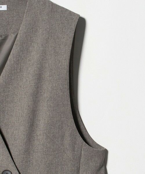 BEAUTY&YOUTH UNITED ARROWS / ビューティー&ユース ユナイテッドアローズ ミニ丈・ひざ丈ワンピース | ポリエステルブレンド ジレ&ジャンパースカート 2WAY | 詳細11