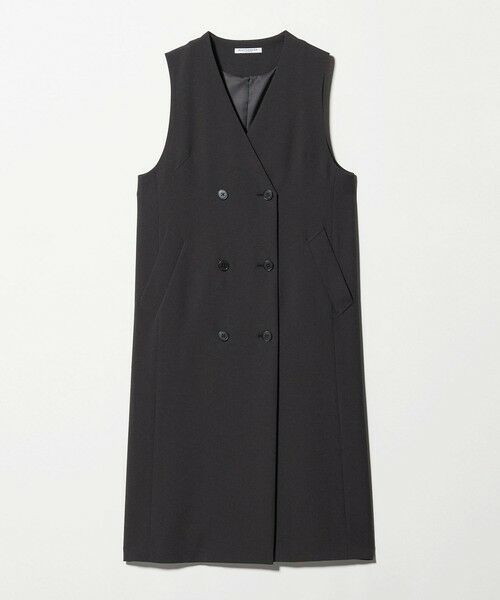 BEAUTY&YOUTH UNITED ARROWS / ビューティー&ユース ユナイテッドアローズ ミニ丈・ひざ丈ワンピース | ポリエステルブレンド ジレ&ジャンパースカート 2WAY | 詳細27