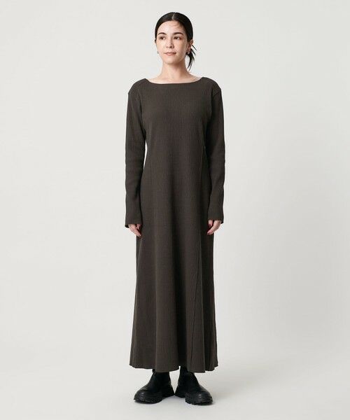 BEAUTY&YOUTH UNITED ARROWS / ビューティー&ユース ユナイテッドアローズ ロング・マキシ丈ワンピース | コットンリブ ワンピース 2WAY | 詳細17