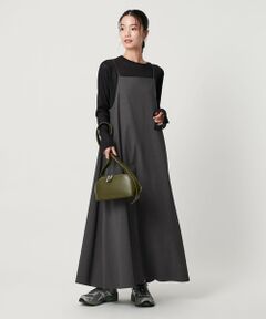 BEAUTY&YOUTH UNITED ARROWS / ビューティー&ユース ユナイテッドアローズ ミニ丈・ひざ丈ワンピース | ポリエステルレーヨンブレンド フレア キャミソールワンピース