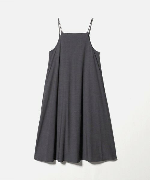 BEAUTY&YOUTH UNITED ARROWS / ビューティー&ユース ユナイテッドアローズ ミニ丈・ひざ丈ワンピース | ポリエステルレーヨンブレンド フレア キャミソールワンピース | 詳細14
